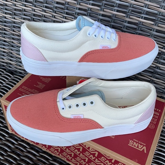 Vans Era Platform Twill Pastel Block/True White WMNS - Picture 11 of 16